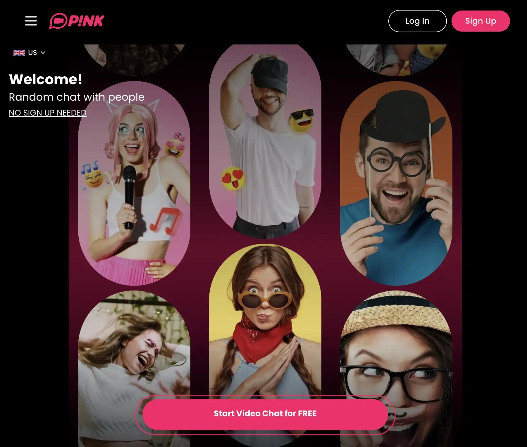 Pink Video Chat